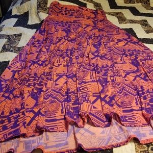 LulaRoe Maxi Skirt (M)